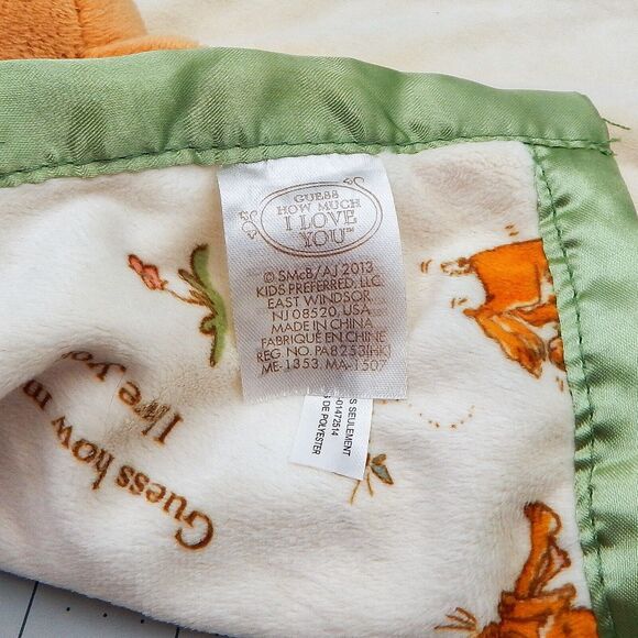 Guess How Much I Love You Bunny Rabbit Baby Lovey Green 13 Inch Kids Preferred - Picture 5 of 8